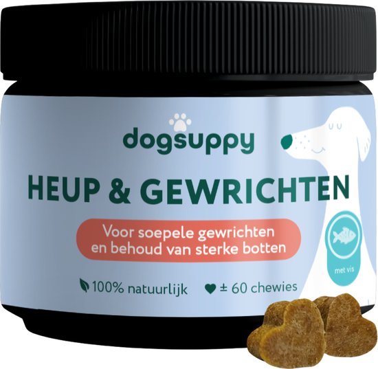 DogSuppy Heup en Gewrichten supplement voor honden 60 snoepjes voor betere mobiliteit
