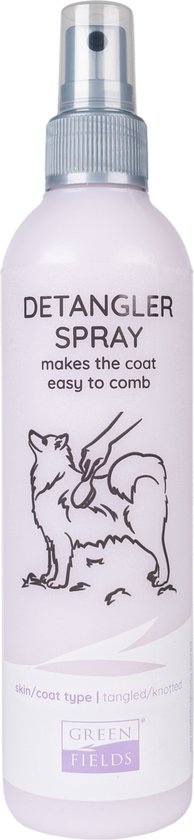 Greenfields anti-klit spray voor honden tegen klitten in de vacht