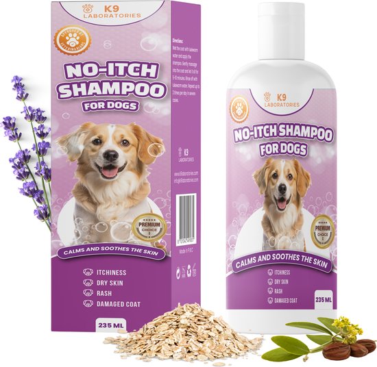 K9 Laboratories anti jeuk shampoo voor honden flacon van 237 ml