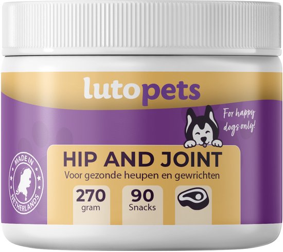 Woofies Hip and Joint chews voor honden met groenlipmossel glucosamine chondroitine en MSM 90 stuks